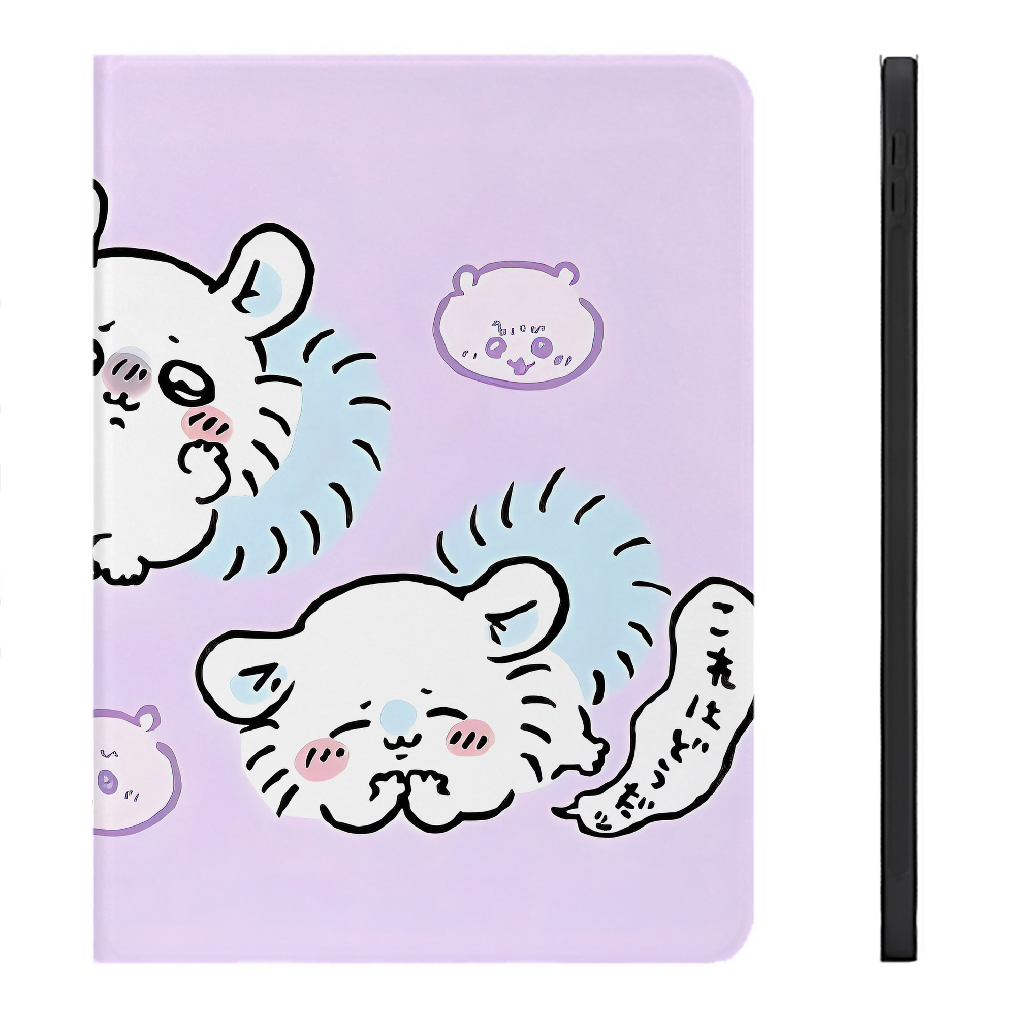 （画像用） ちいかわ Chii-kawa IPadケース ペンホルダー付き ブックスタイルデザイン